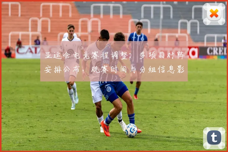 亚运会电竞赛程调整：多项目对阵安排公布，观赛时间与分组信息影响参赛备战